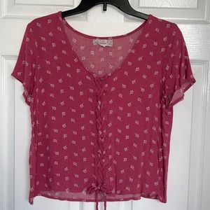 Cropped blouse, Size M, Pink Republic